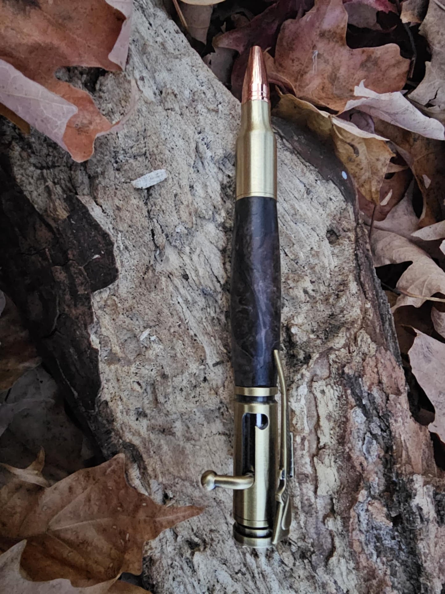 {⭐⭐⭐⭐⭐} Flash Sale - Hand-Crafted Black Bolt Action Pen - 1 IN STOCK!