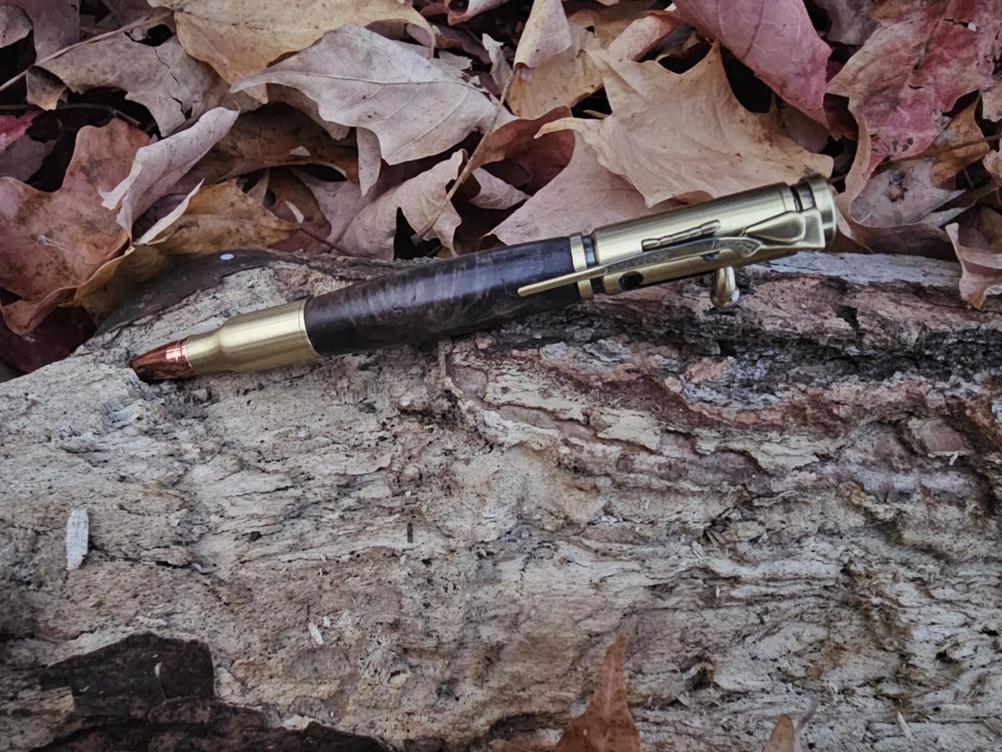 {⭐⭐⭐⭐⭐} Flash Sale - Hand-Crafted Black Bolt Action Pen - 1 IN STOCK!