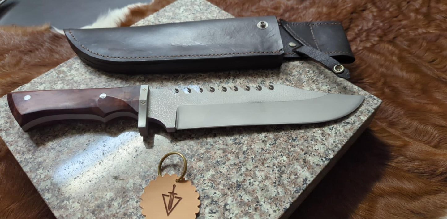 {⭐⭐⭐⭐⭐} Flash Sale - Hand-Crafted Brown Rambowie Knife - 1 IN STOCK!