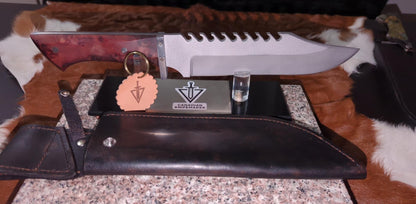 {⭐⭐⭐⭐⭐} Flash Sale - Hand-Crafted Brown Rambowie Knife - 1 IN STOCK!