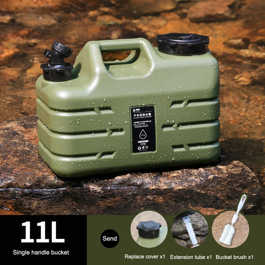 11L-10L Camping Bucket Water Storage: Portable Outdoor Hydration Solution