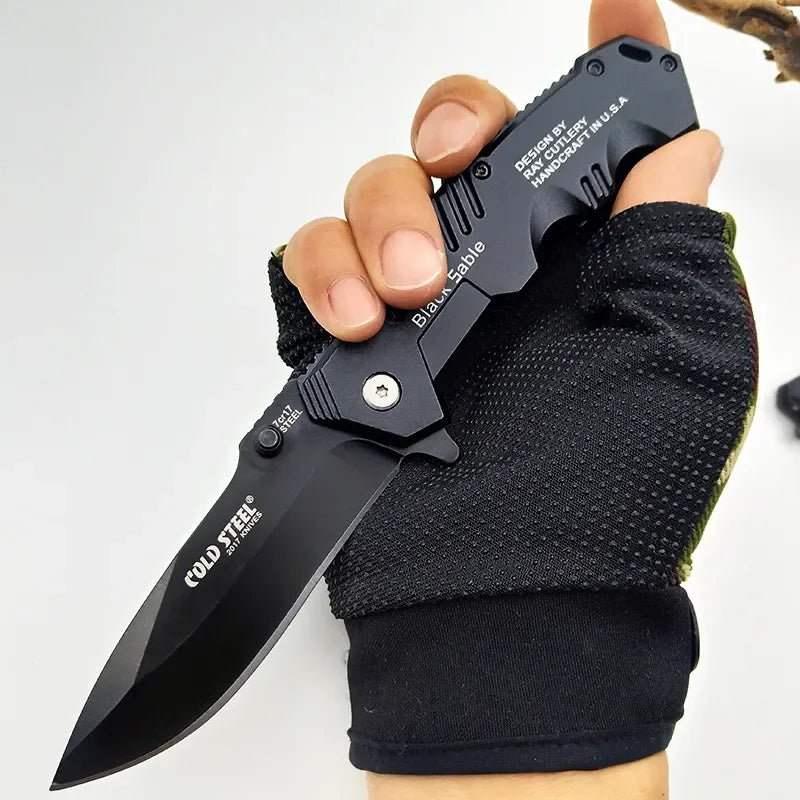 High-Hardness Folding Survival Knife: Versatile Outdoor EDC knife