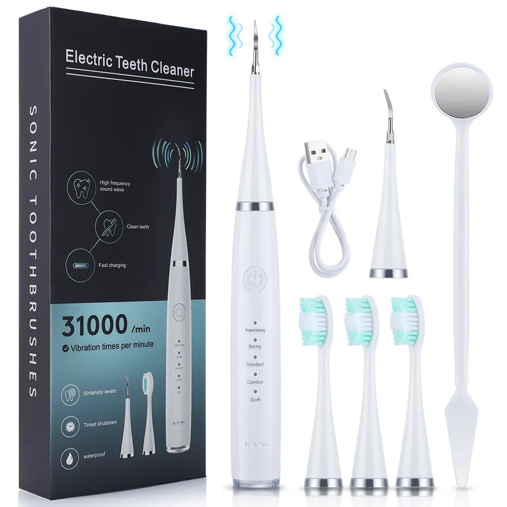 White Sonic Electric Toothbrush Kit - Canadian Life Shop