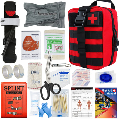 Military IFAK Trauma Survival Kit - Comprehensive Emergency Supplies