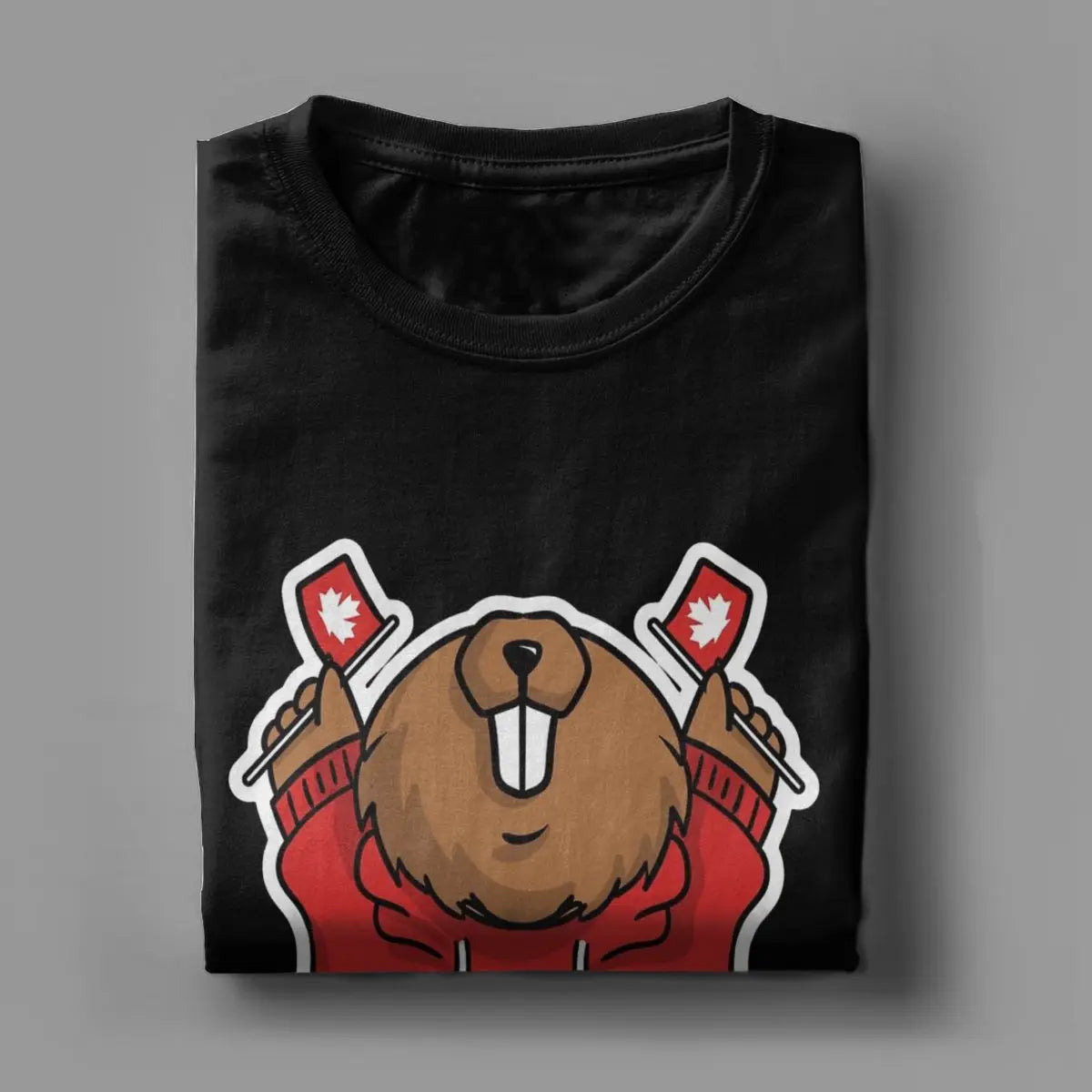 Proud Canadian Beaver T-Shirt: Celebrate Canada Day in Style