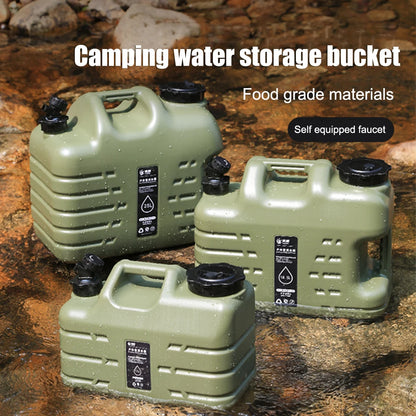 11L-10L Camping Bucket Water Storage: Portable Outdoor Hydration Solution