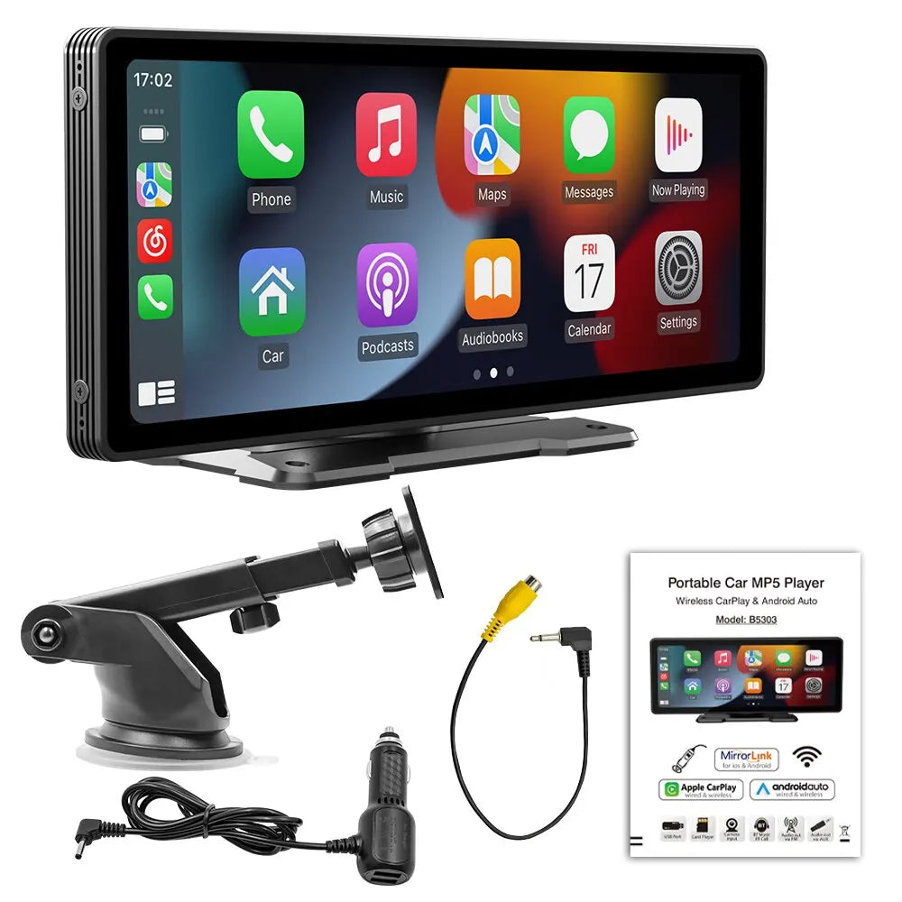 Universal 10” Screen Carplay all the gagets that come with - Canadian Life Shop