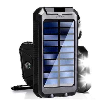 Portable 20000mAh Solar Battery Charger, Power Bank - Canadian Life Shop